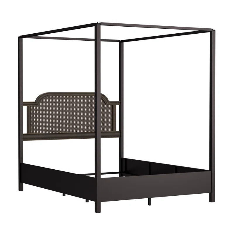 Solid Wood Low Profile Canopy Bed | Wayfair North America