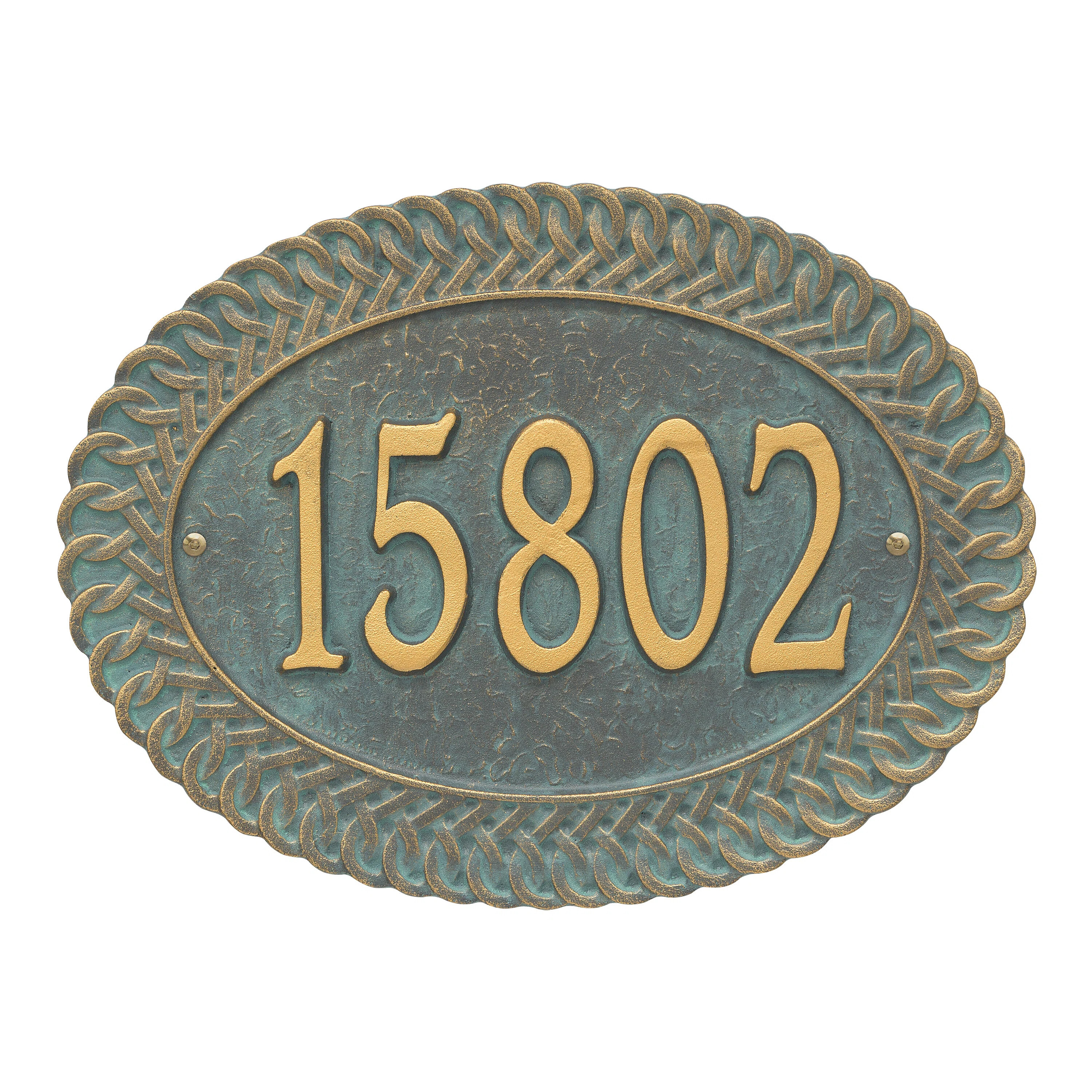 Whitehall Products Personalized Standard 1-Line Wall Address Plaque | Birch Lane | Birch Lane