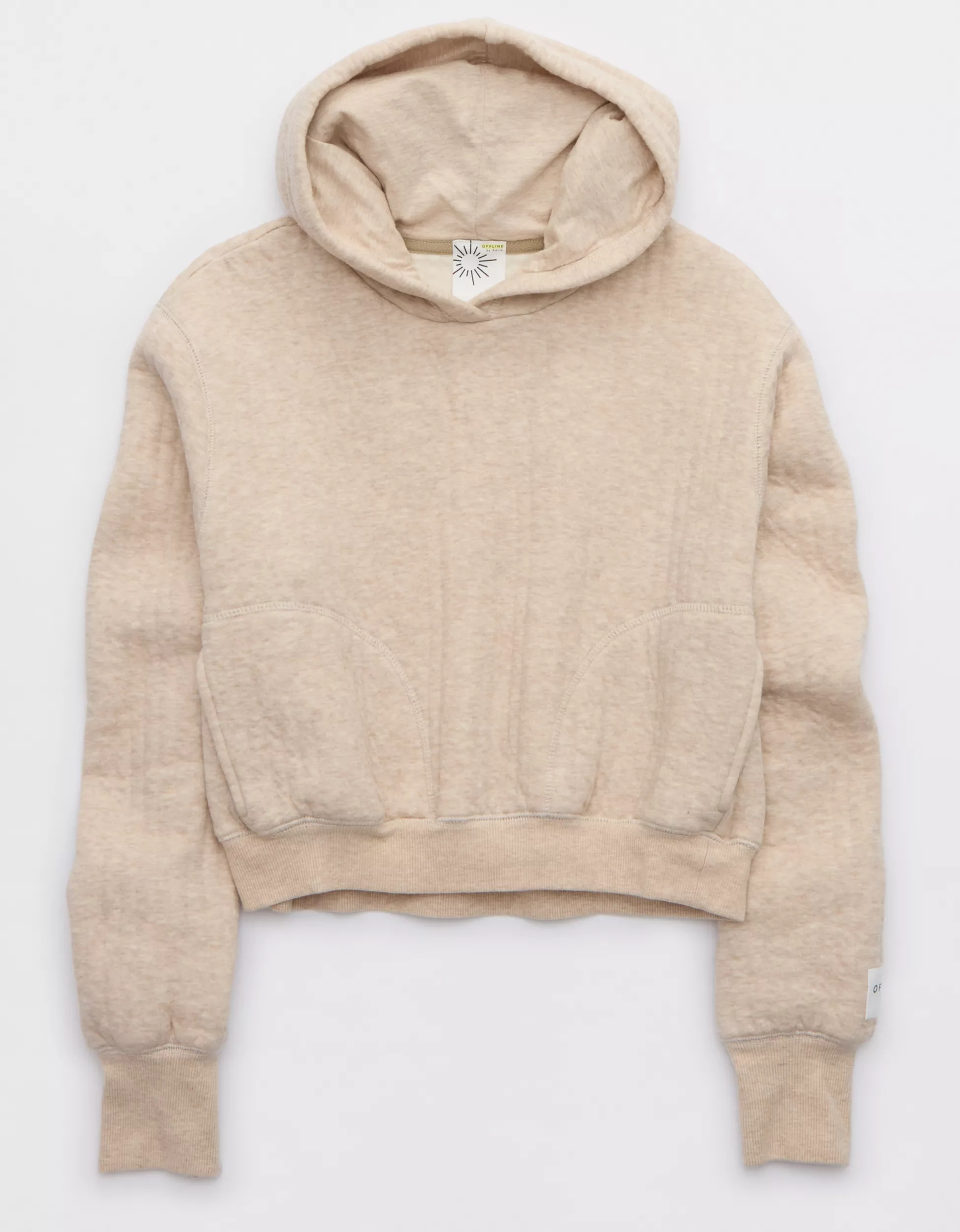 OFFLINE By Aerie Coffee Run Cropped Hoodie | American Eagle Outfitters (US & CA)