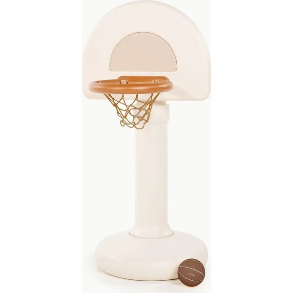 Standing Basketball Hoop, Ivory | Maisonette