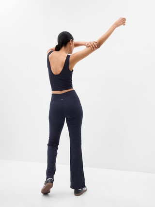 GapFit Brushed Jersey Flare Pants | Gap (US)