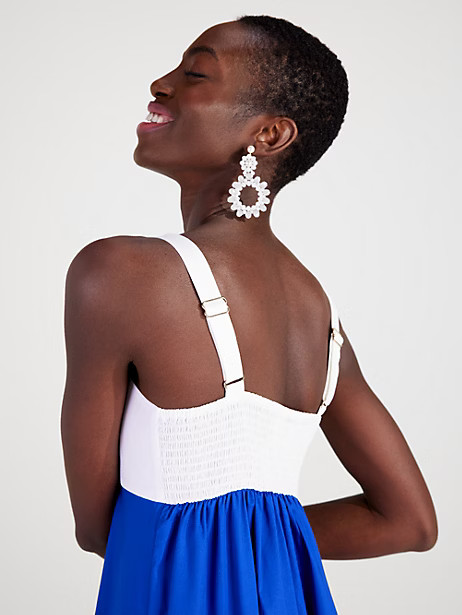 Colorblock Al Fresco Midi Dress | Kate Spade (US)