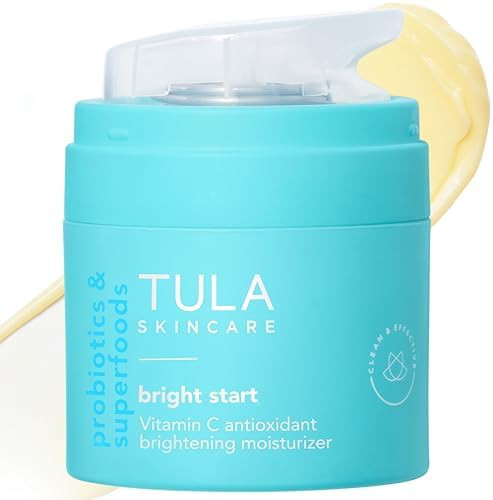TULA Skin Care Bright Start Vitamin C Antioxidant Brightening Moisturizer - Lightweight Gel Cream... | Amazon (US)