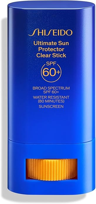 Shiseido Clear Sunscreen Stick - Invisible Broad-Spectrum Face Sunscreen - Wear Under & Over Make... | Amazon (US)