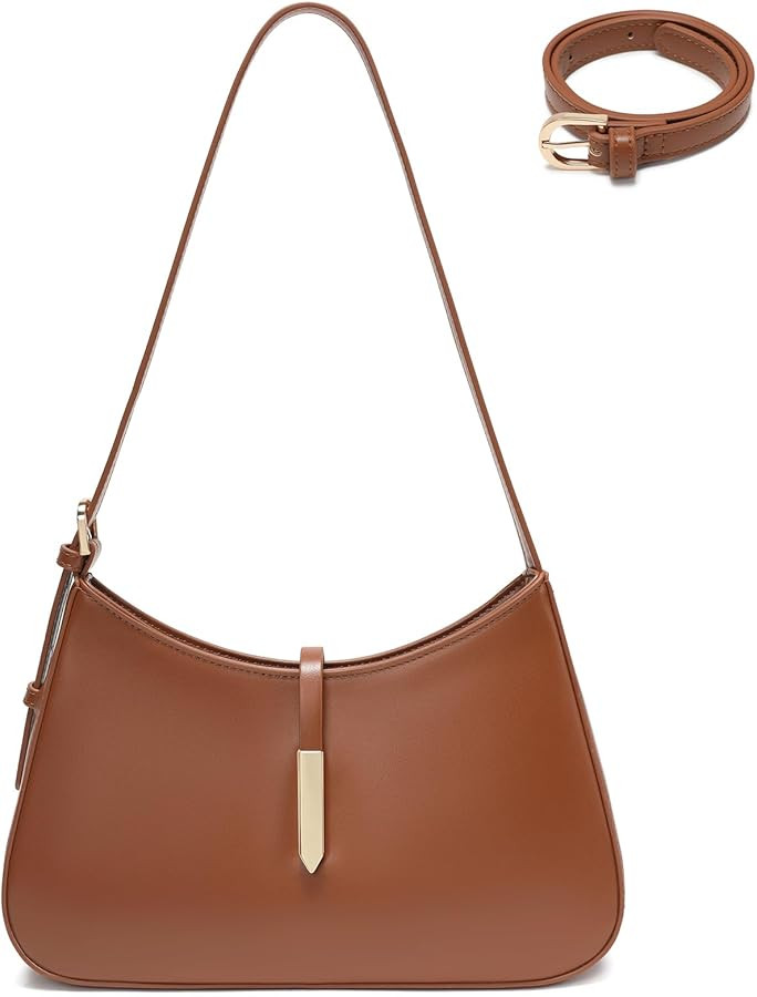 Keyli Fashion Shoulder Bag for Women Vegan Leather Adjustable Handbags Hobo Bags Purses with Long... | Amazon (US)