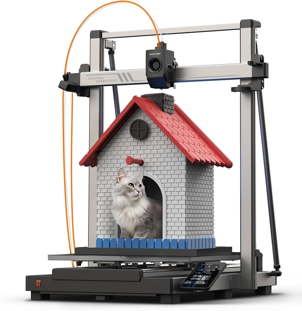 Anycubic Kobra 3 Max 3D-Drucker, 420x420x500mm Riesiger Druckgröße, 600 mm/s Schnelles Drucken,... | Amazon (DE)
