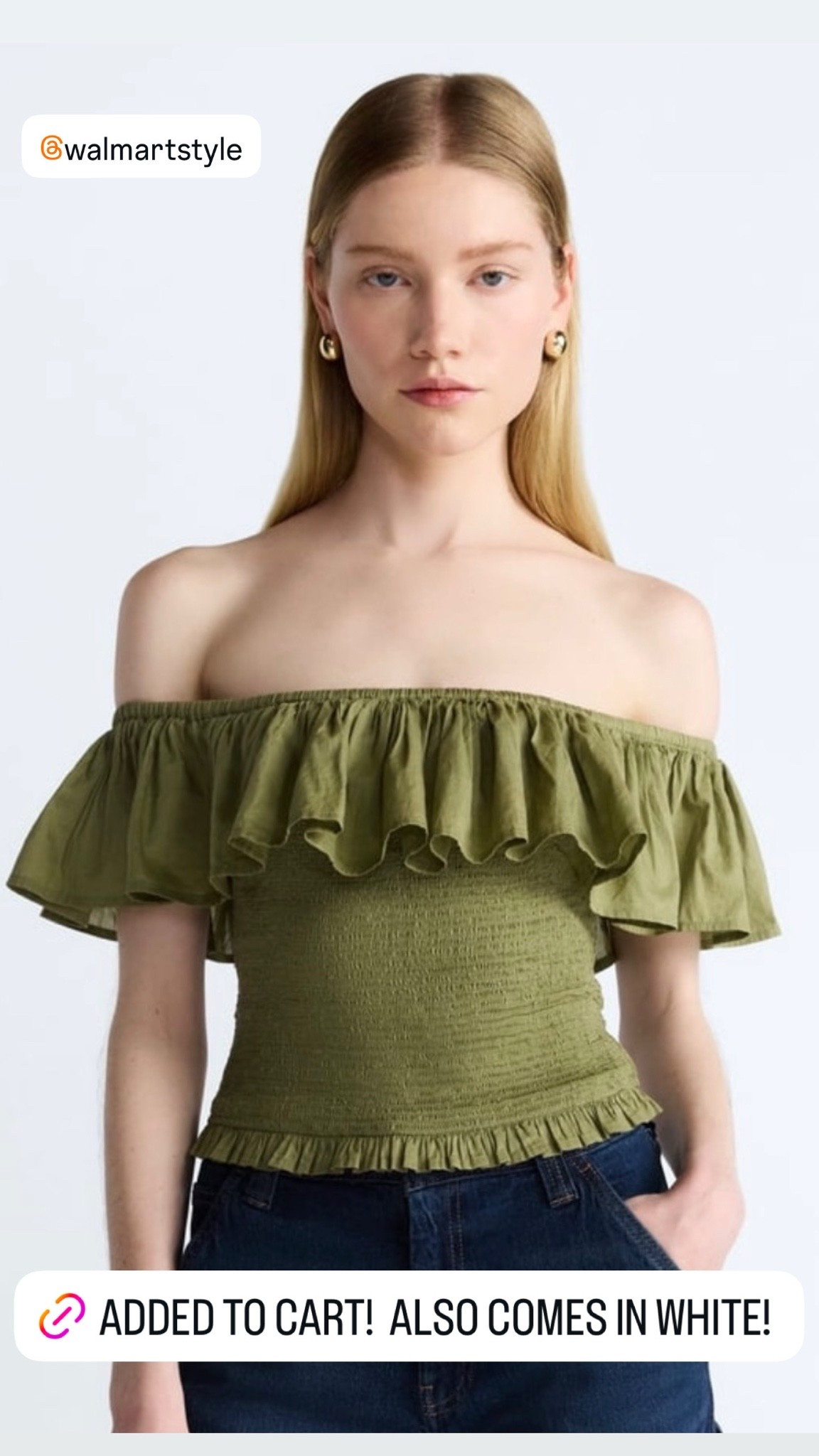 LINK: https://walmrt.us/4nXZaTS

Walmart style
Off shoulder top

#LTKootd #LTKSaleAlert #LTKgrwm