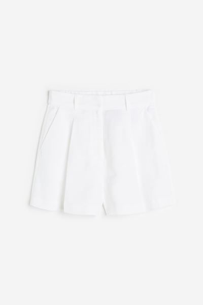 Linen-blend Bermuda shorts | H&M (UK, MY, IN, SG, PH, TW, HK)
