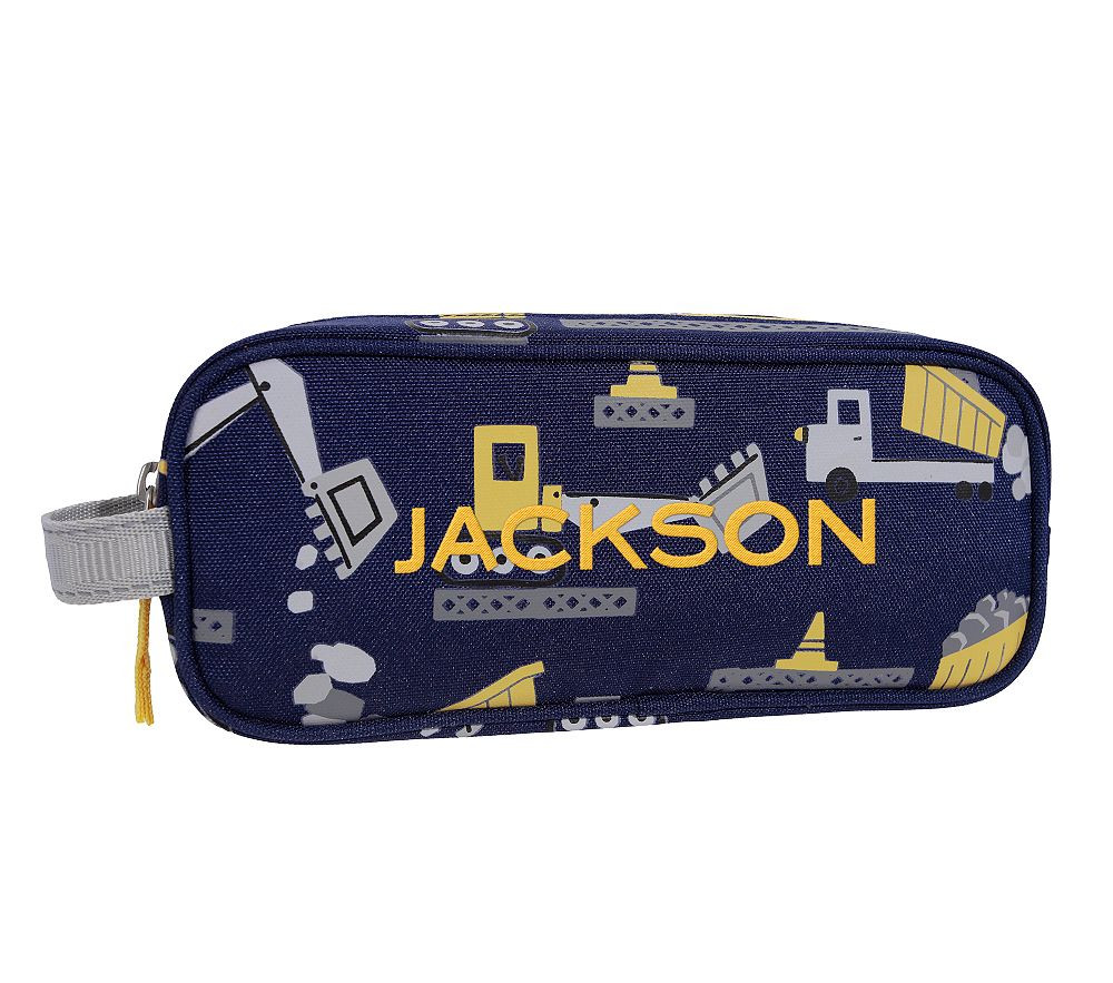 Navy Glow-In-The-Dark Construction Mackenzie Pencil Case | Pottery Barn Kids