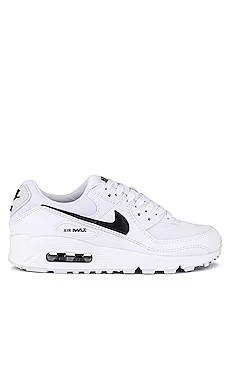 Nike Air Max 90 Sneaker in White, Black, & White from Revolve.com | Revolve Clothing (Global)