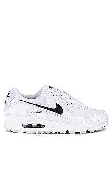 Nike Air Max 90 Sneaker in White, Black, & White from Revolve.com | Revolve Clothing (Global)