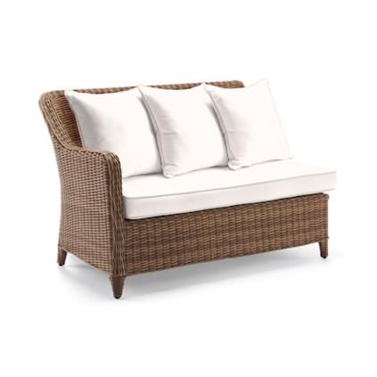 Beaumont Left-facing Loveseat with Cushions | Frontgate