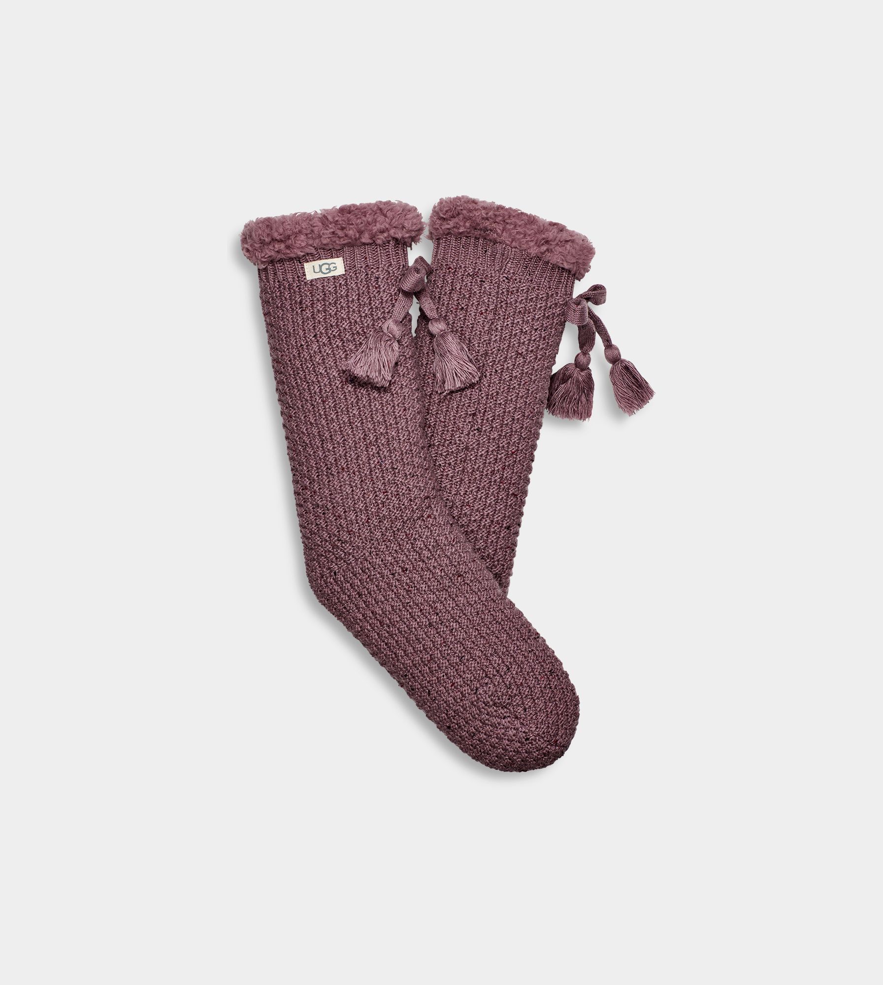 UGG Women's Nessie Fleece Lined Socks in Mauve Fog | UGG (US)