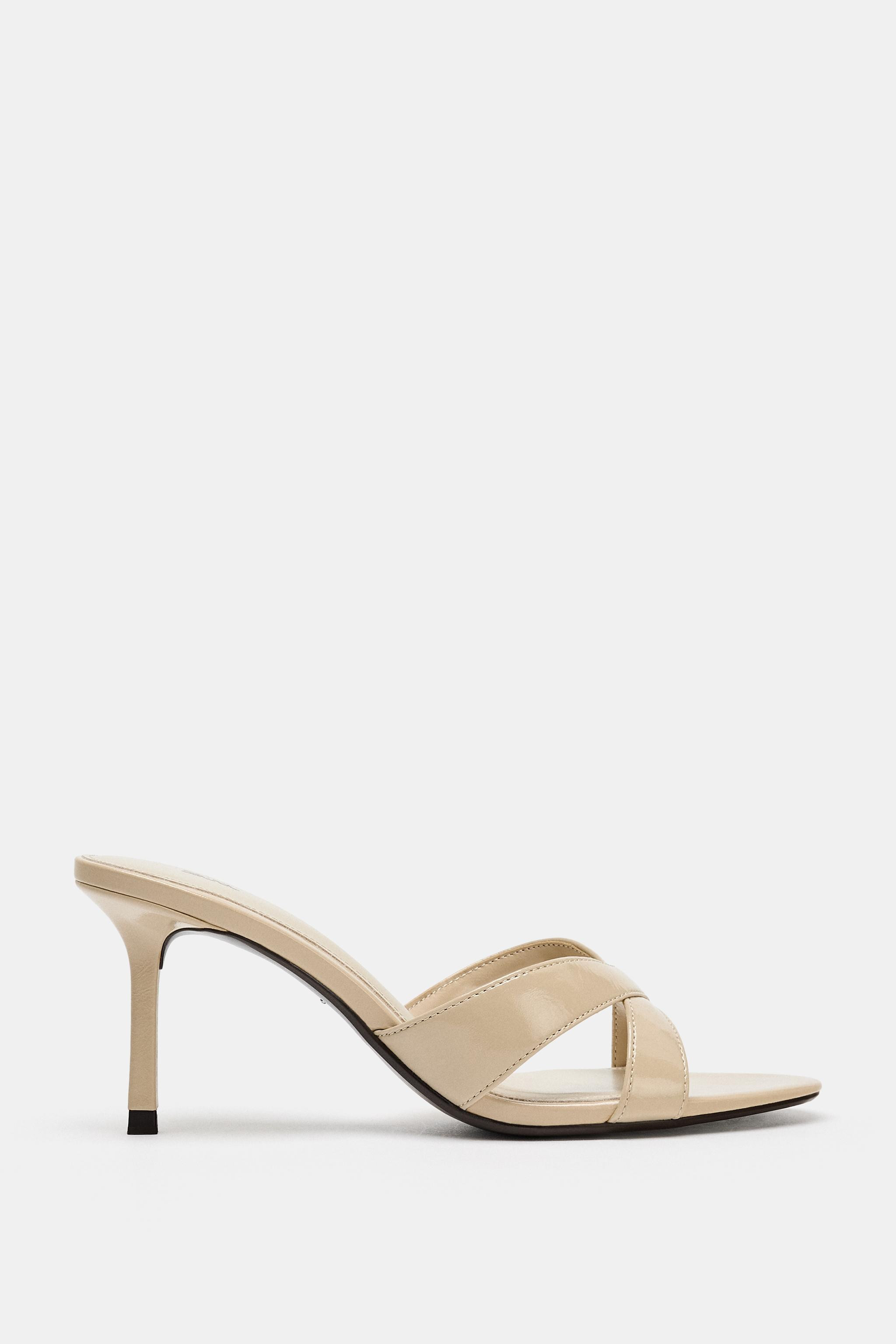 LEATHER MULE SANDALS | Zara UK