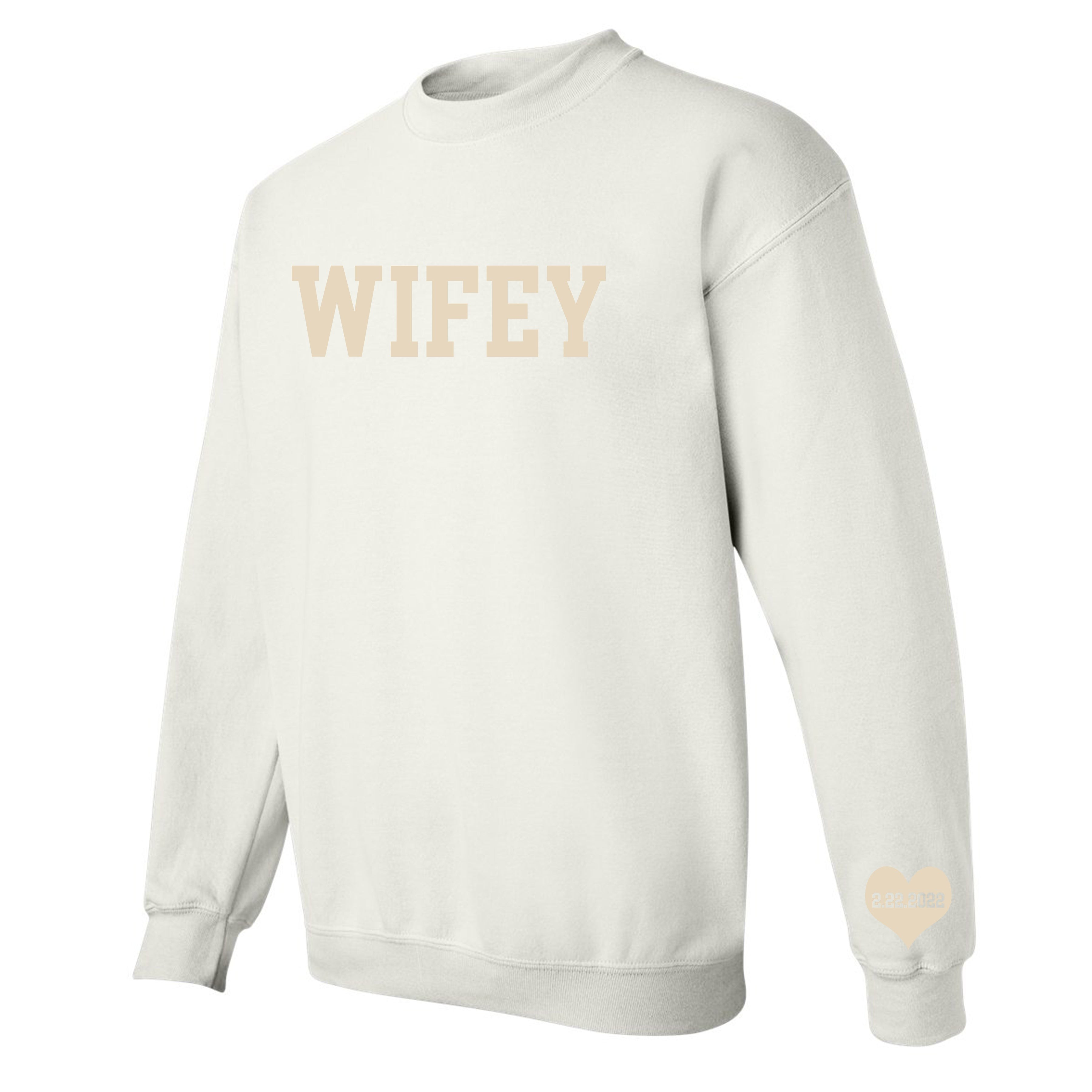 Make It Yours™ 'Wifey' Crewneck Sweatshirt | United Monograms