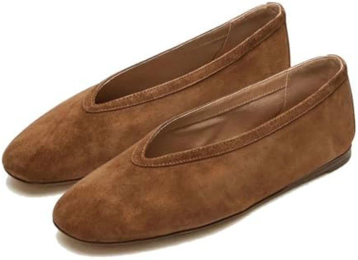 MICIFA Ballet Flats for Women Slip on Round Toe Ballerina Flats Comfortable Mary Jane Shoes Casua... | Amazon (US)