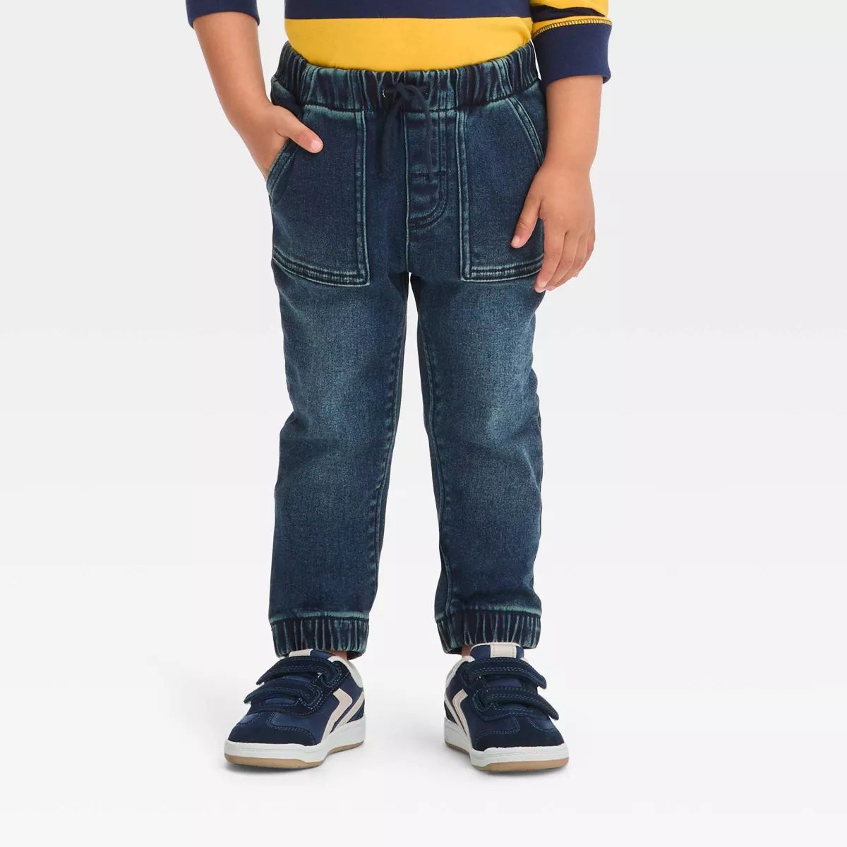 Toddler Boys' Pull-On Denim Jogger Pants - Cat & Jack™ | Target