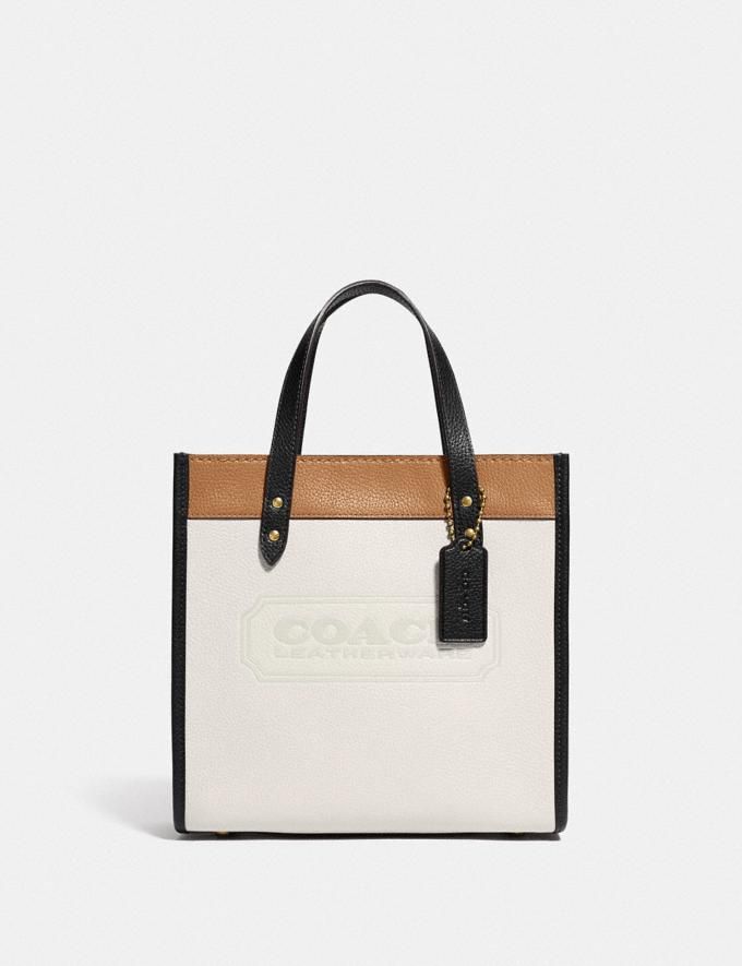 field tote 22 in colorblock with coach badge | Coach (US)
