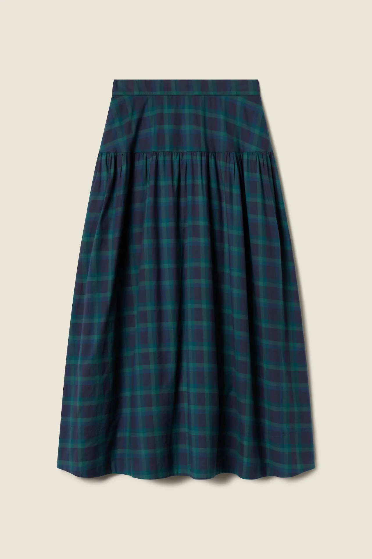 Lydia Skirt Nocturne Plaid | TROVATA