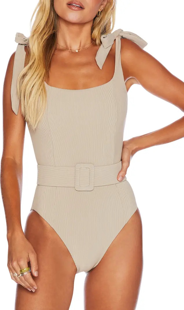 Sydney Belted One-Piece Swimsuit | Nordstrom