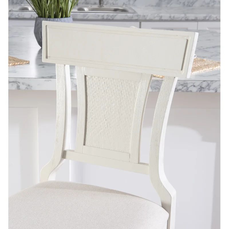 Anniston Solid Wood Upholstered Bar & Counter Stool | Wayfair North America