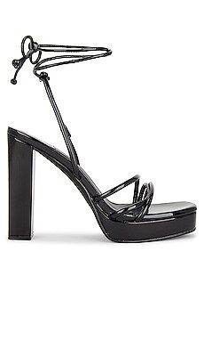 Jeffrey Campbell Presecco Sandal in Black Crinkle Pattern from Revolve.com | Revolve Clothing (Global)