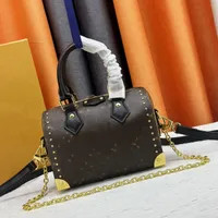 Luxury nano speedys 25 trunk bag Mini Designer Shoulder bag Womens Men tote handbag Duffel Boston... | DHGate