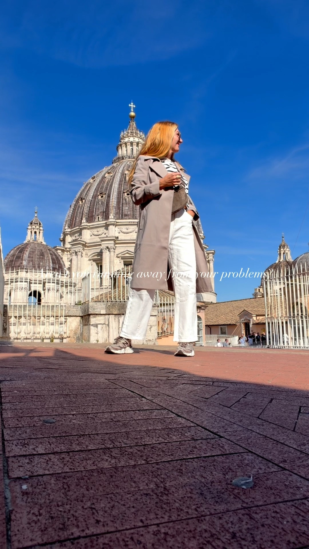 When in Rome! 

Small in jeans
Small in jacket 
Medium in top 
Shoes are tts

#LTKootd #LTKOver40 #LTKTravel