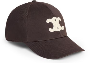 Triomphe baseball cap in cotton gabardine - CELINE | 24S (APAC/EU)