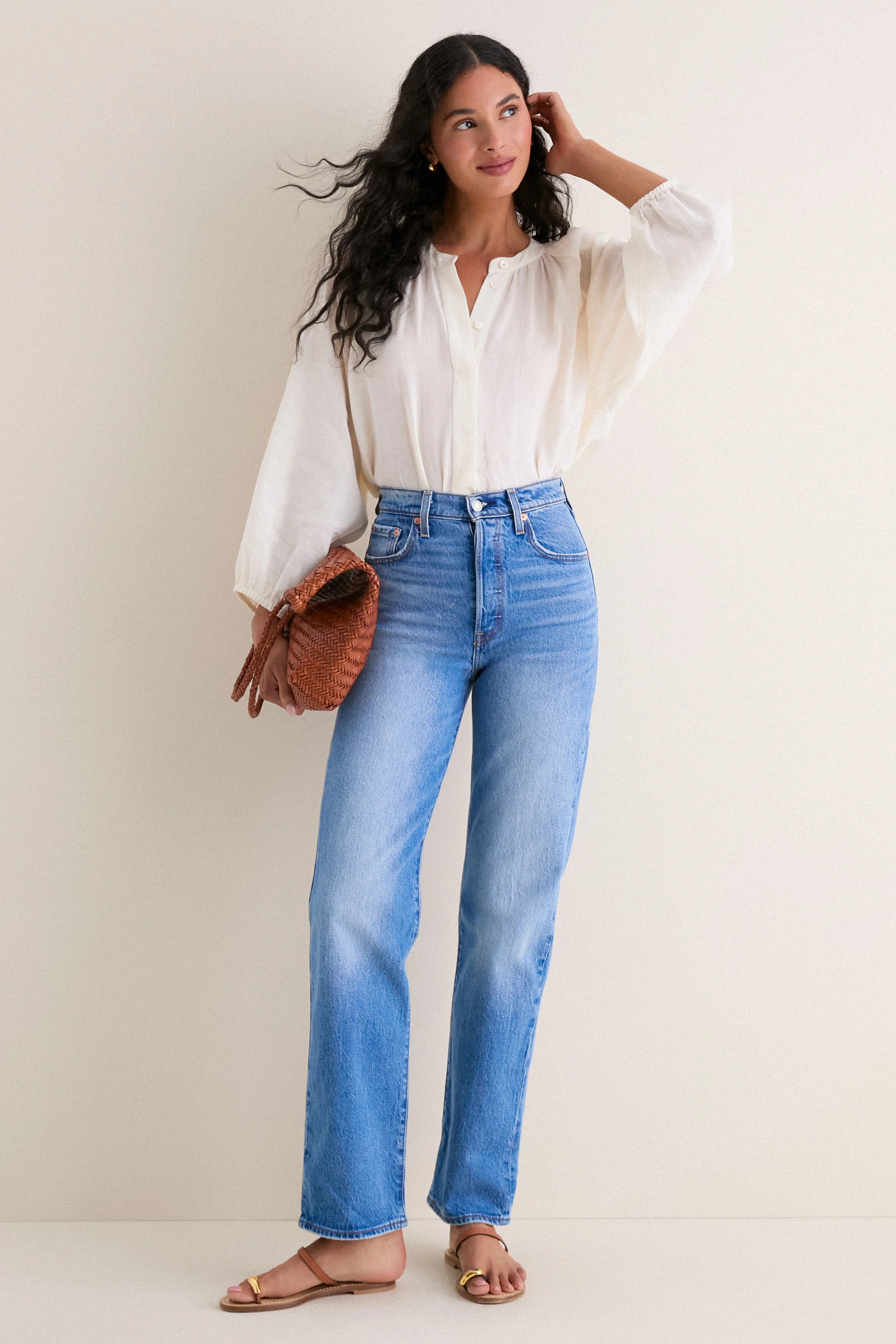 Dance Around Ribcage Full Length Jean | Tuckernuck (US)