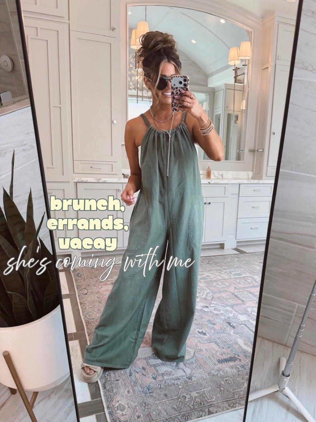 This jumpsuit is so comfy. I’m wearing a size small!

#LTKootd #LTKmomlife #LTKSeasonal