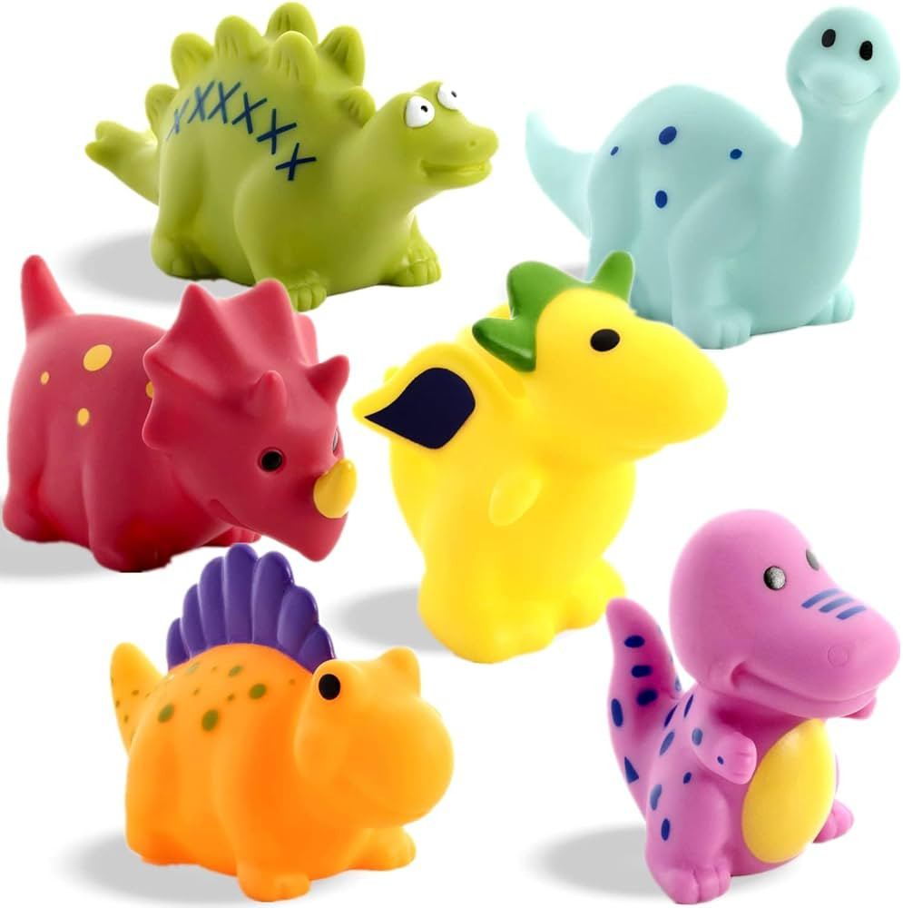 XY-WQ Mold Free Bath Toys No Hole, for Infants & Toddlers, No Hole No Mold Bathtub Toys (Dinosaur... | Amazon (US)
