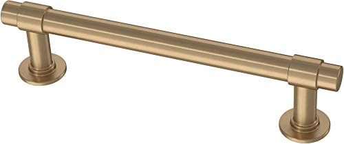 Franklin Brass P29617Z-CZ-B Straight Bar 4 Inch Cabinet Pull, 4" (102 mm), Champagne Bronze | Amazon (US)