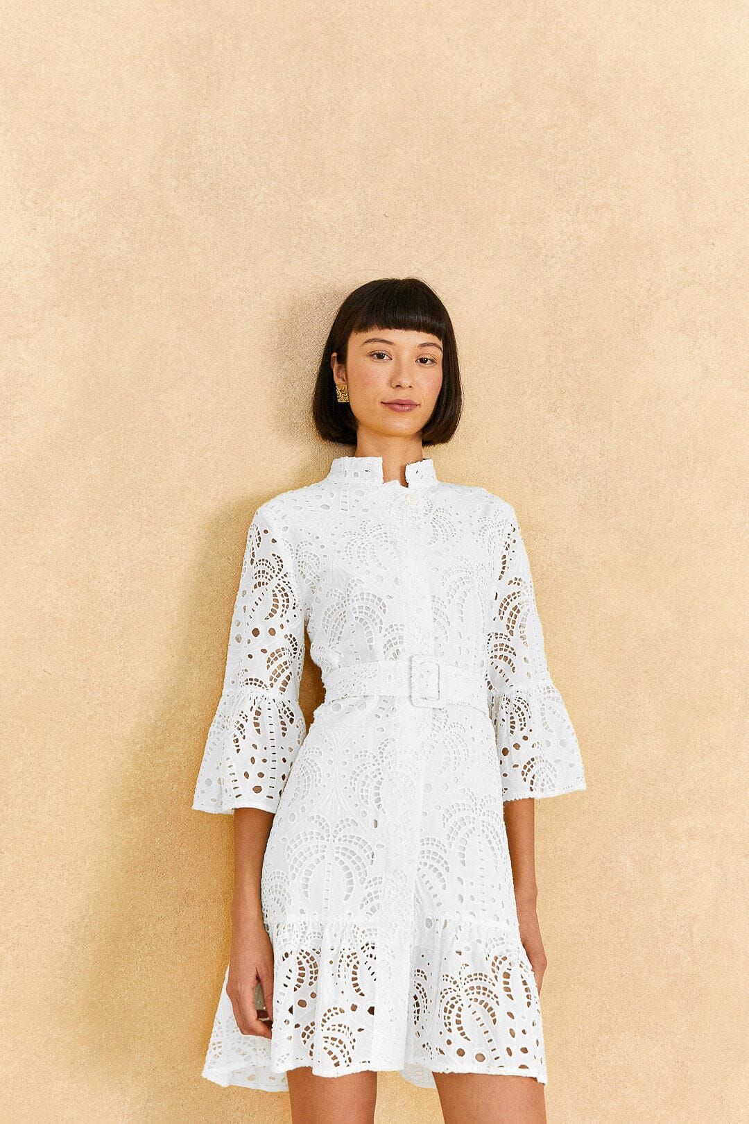 off-white palm tree mini dress | FarmRio