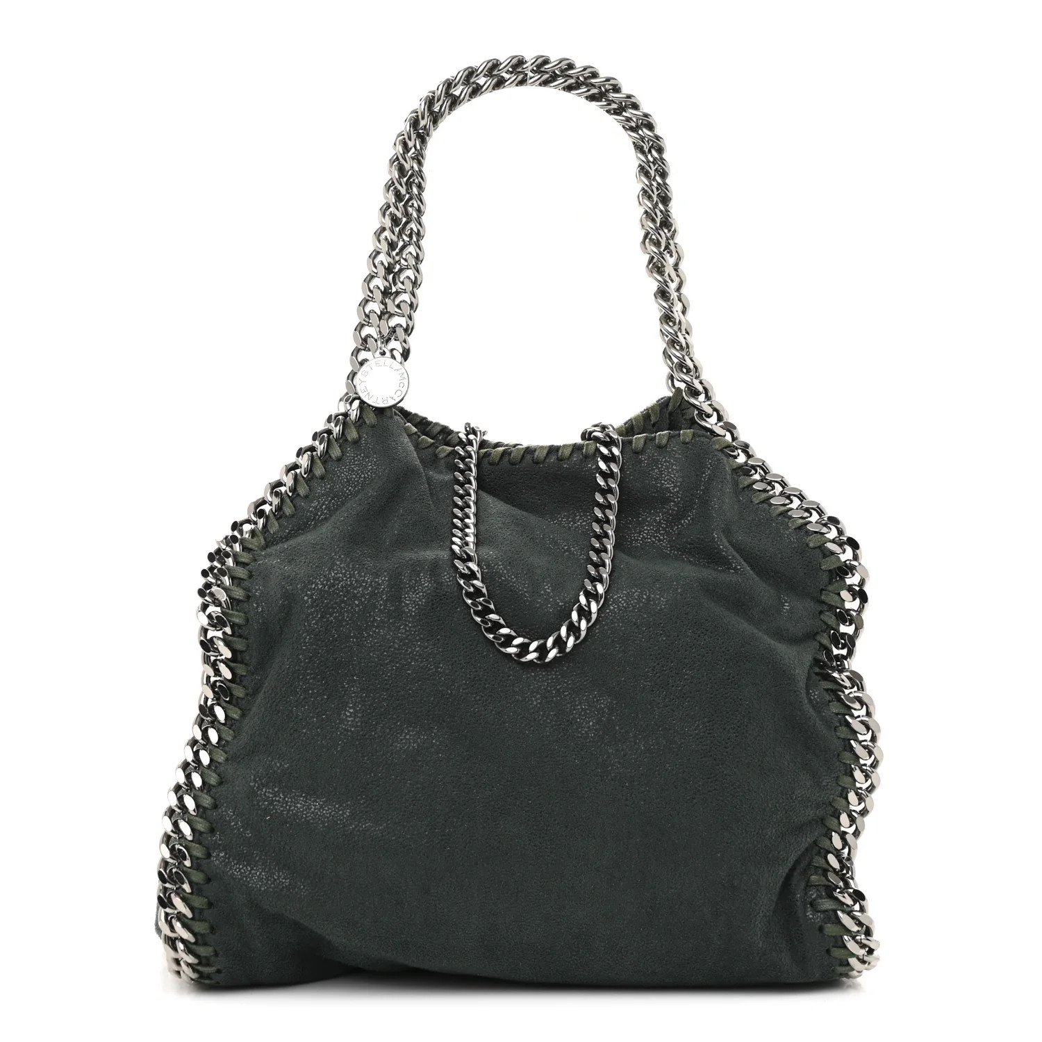 Shaggy Deer Mini Falabella Fold Over Tote Pine | FASHIONPHILE (US)