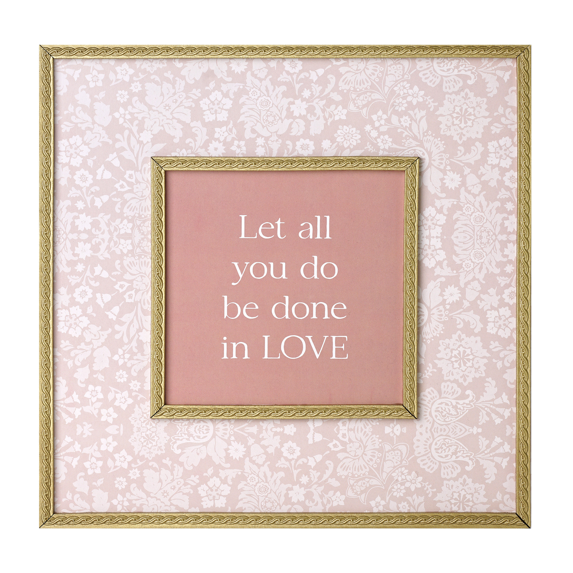 Crystal Art Gallery Contemporary Box Top Quote Plaque, Pinks | Walmart (US)