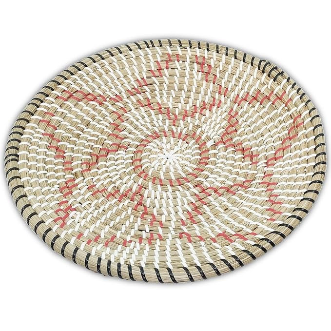 Ann Lee Design Rattan Woven Fruit Basket (D 13.75", Red Star) | Amazon (US)