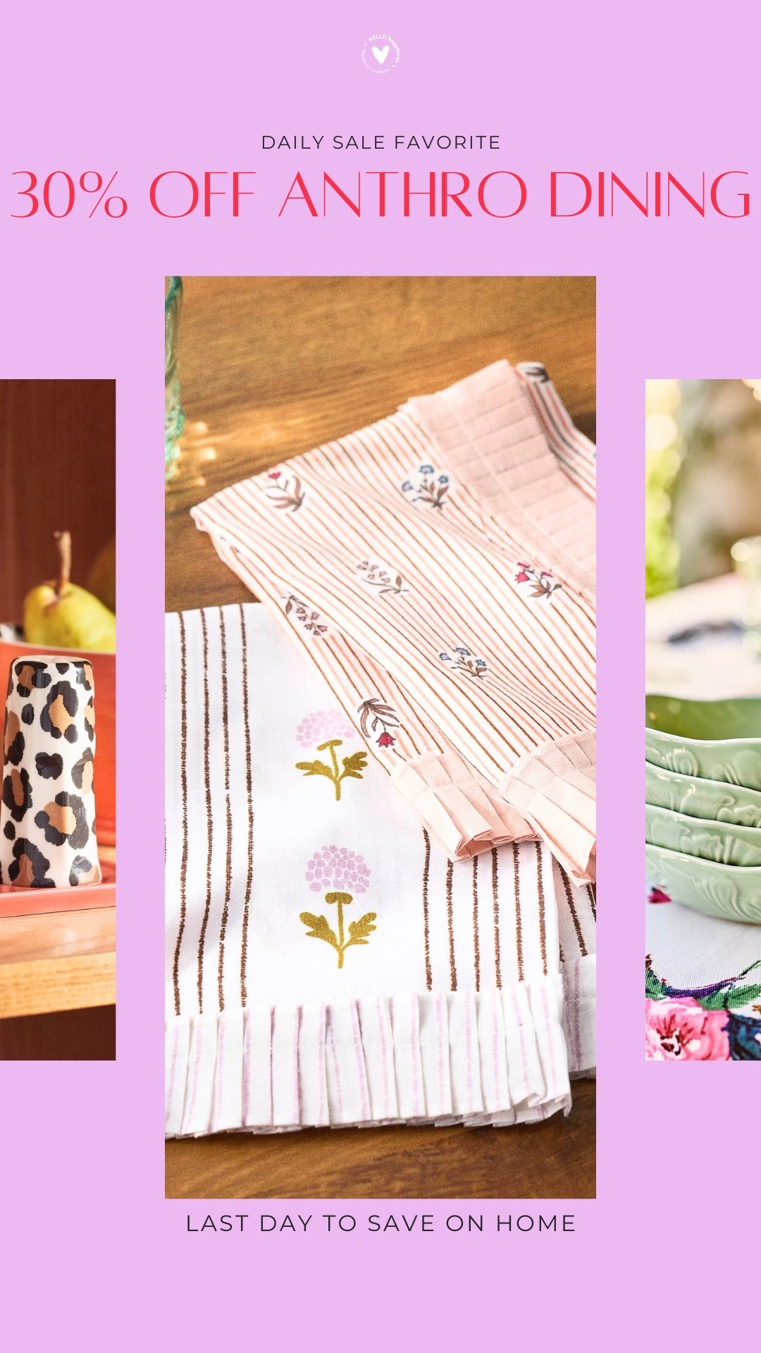 30% off Anthropologie dining — last day 🤍 the prettiest pieces for hosting season, don’t miss it ✨

#LTKSaleAlert #LTKHome