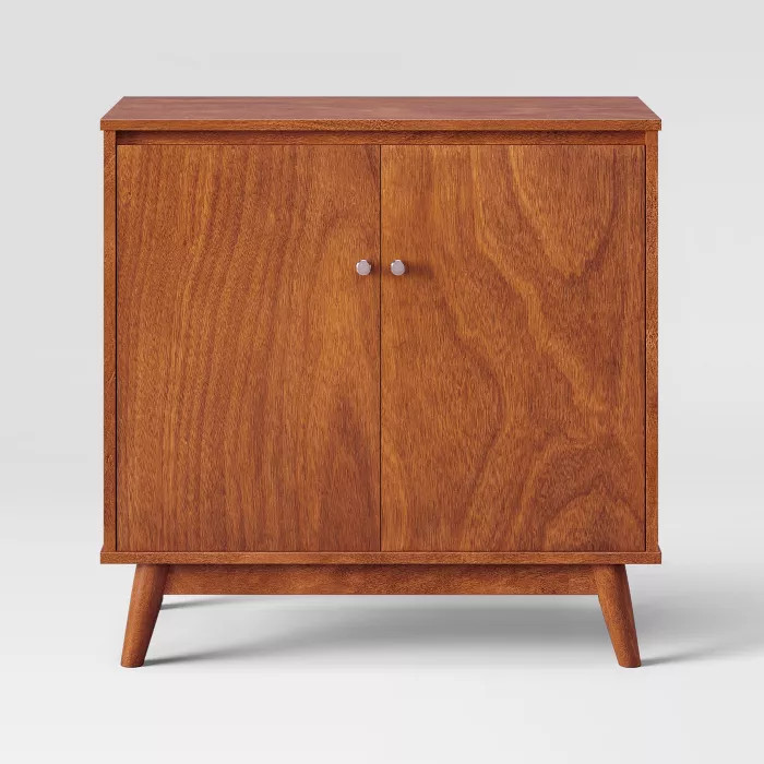 31" Amherst Mid Century Modern Storage Cabinet Brown - Project 62™ | Target