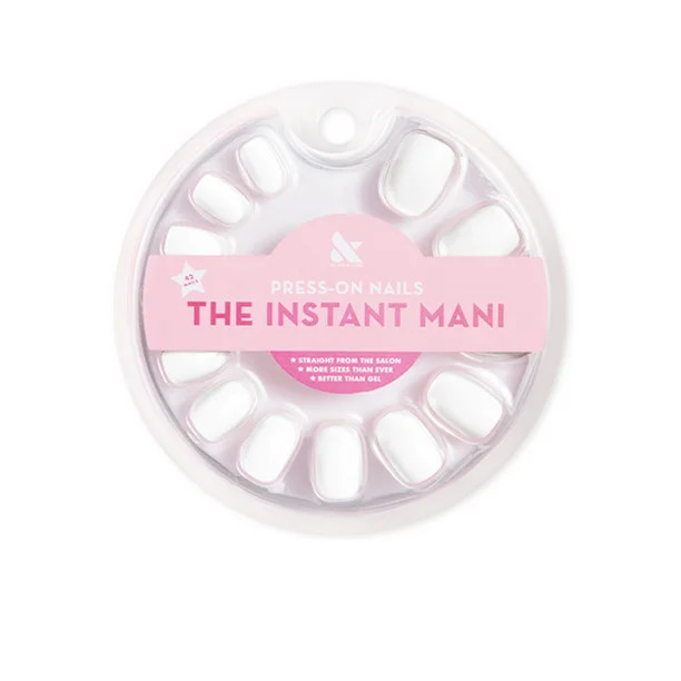 Olive & June Press-on Artificial Nails, Round XXS, HD, White, 42 ct | Walmart (US)