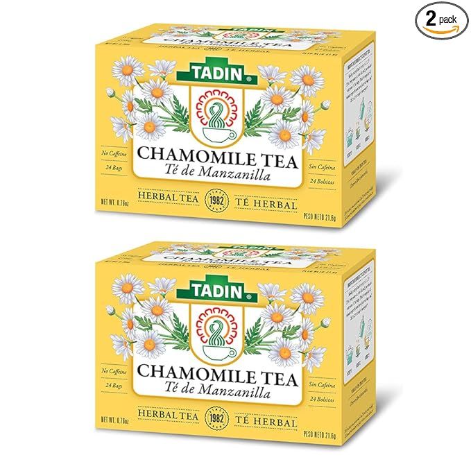 Tadin Manzanilla Chamomile Tea, 24 ct (Pack of 2) | Amazon (US)