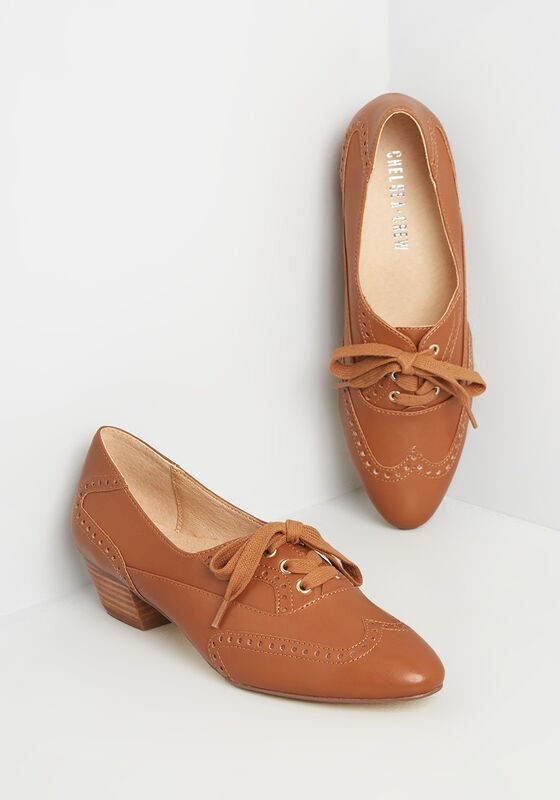 In My Prime Oxford Heel in 37 - Vintage Inspired by Chelsea Crew from ModCloth | Modcloth