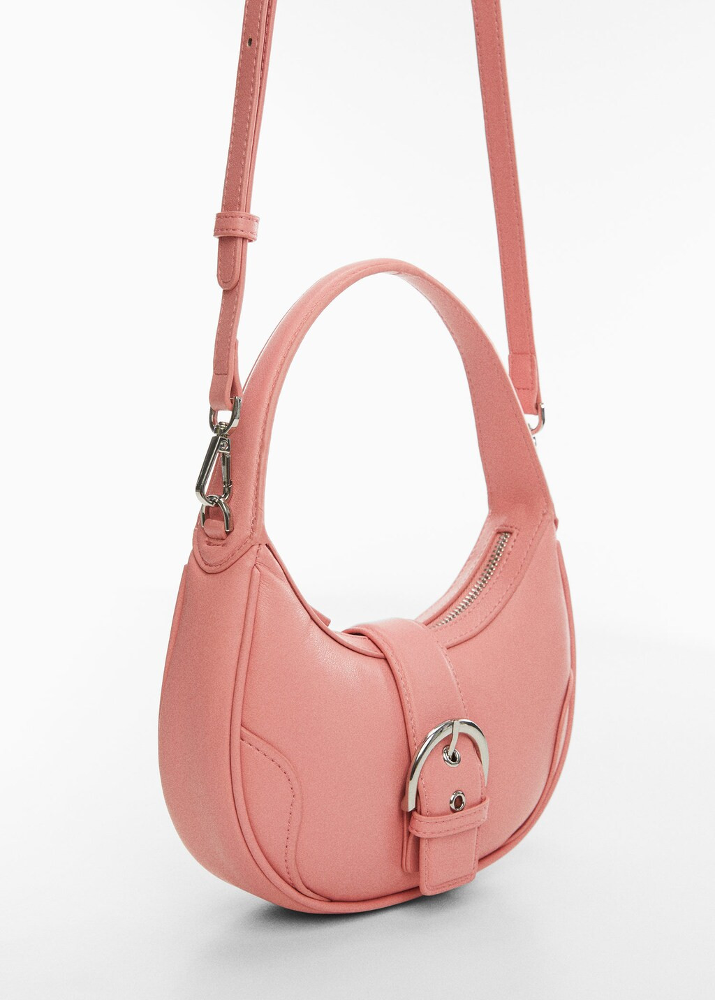 Quilted half-moon bag -  Women | Mango USA | MANGO (US)