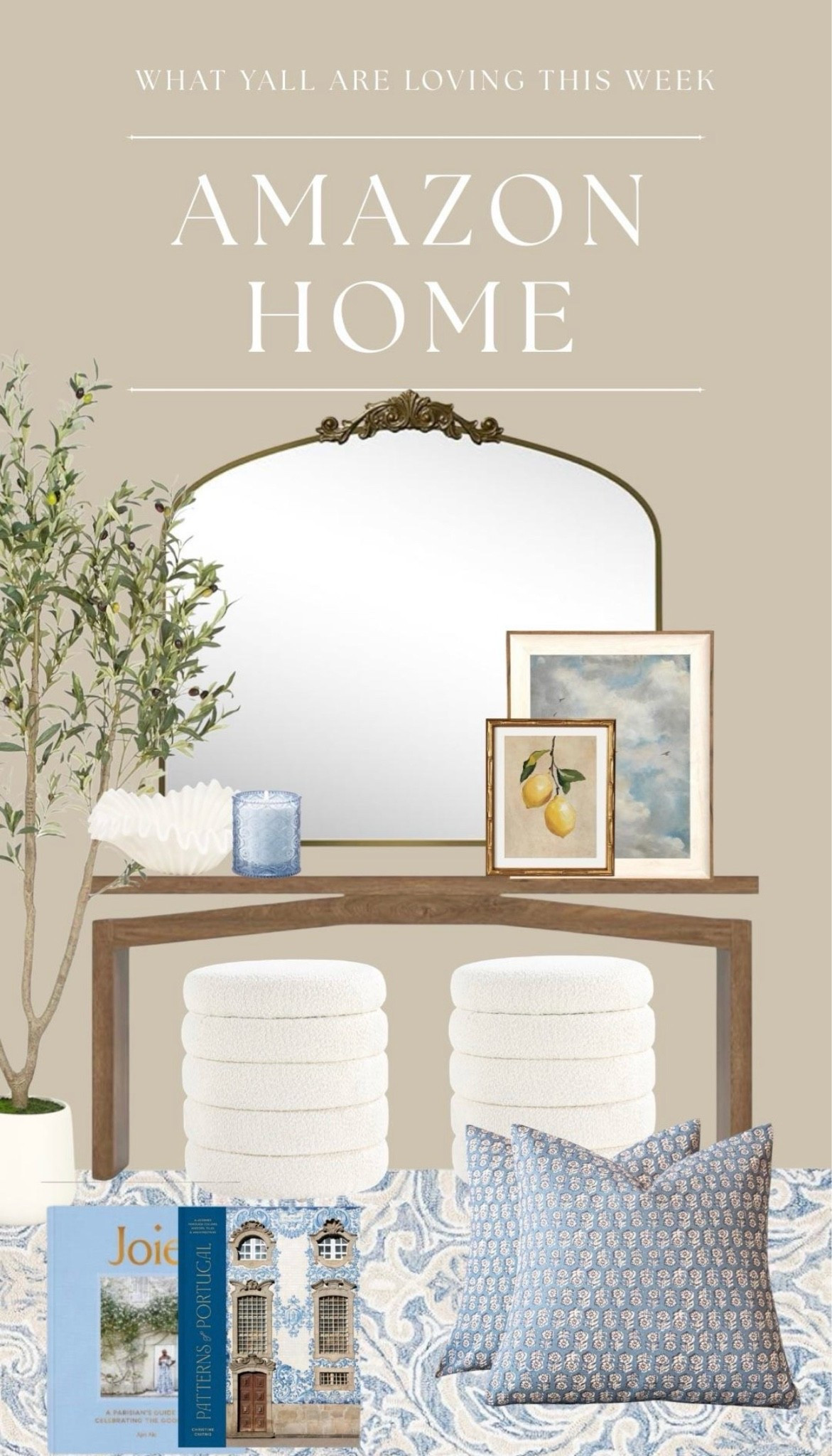 This is a gorgeous set up for an entry way summer styling! Im obsessed with all the blues and whites. 

• 
• 
• 
home decor, home refresh, living room decor, summer decor, summer inspo 

 #LTKdayinmylife #LTKSeasonal #LTKHome