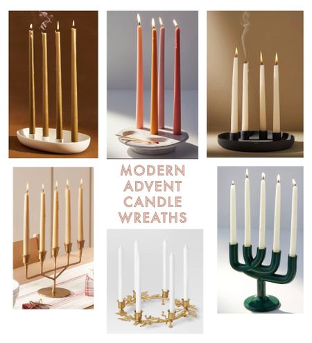 Love these modern options for an advent wreath for Christmas! Light a candle each week to countdown to Jesus’ birthday. ✨✨💕 

#LTKHoliday #LTKSeasonal #LTKfamily