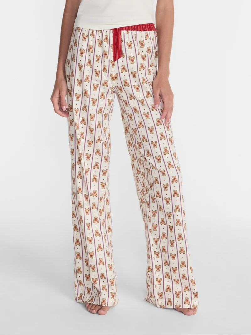 No Boundaries Print Boxer Sleep Pants, 31" Inseam, Women's XS-XXL | Walmart (US)