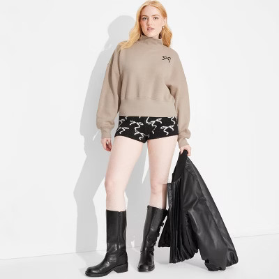 Women's Mock Turtleneck Sweatshirt - Wild Fable™ | Target