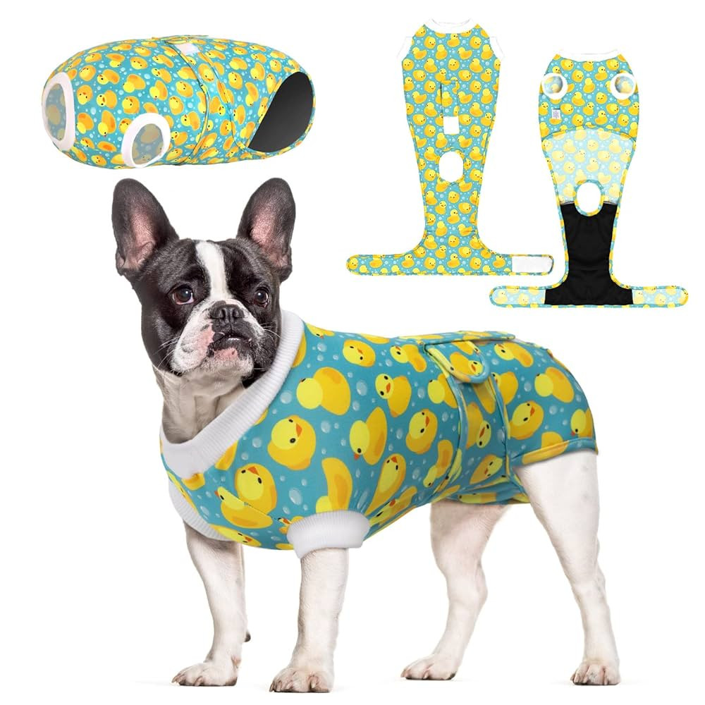 CuteBone Dog Surgery Recovery Suit Cat Surgical Onesie Female Body Suits Male Prevent Pet from Li... | Amazon (US)