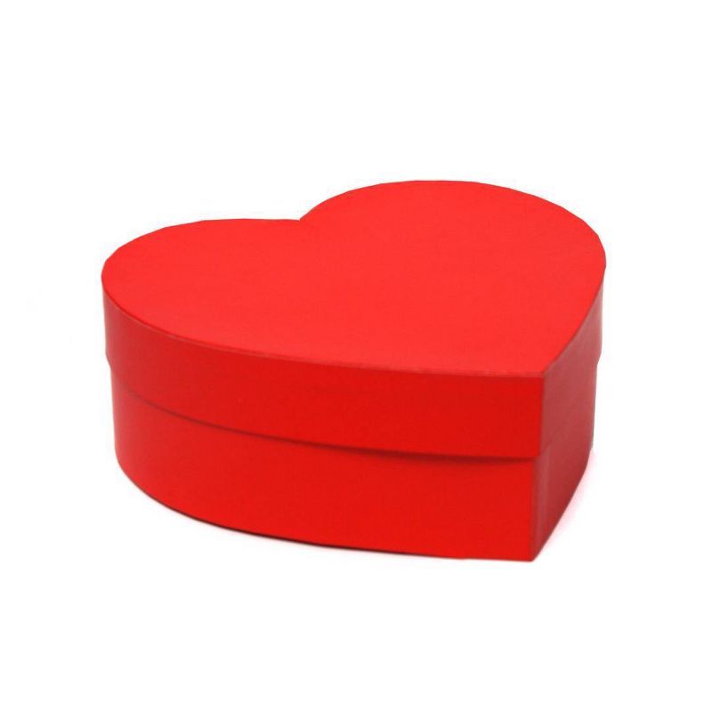 9"x3.3" Heart Shaped Valentine's Day Gift Box Red - Spritz™ | Target