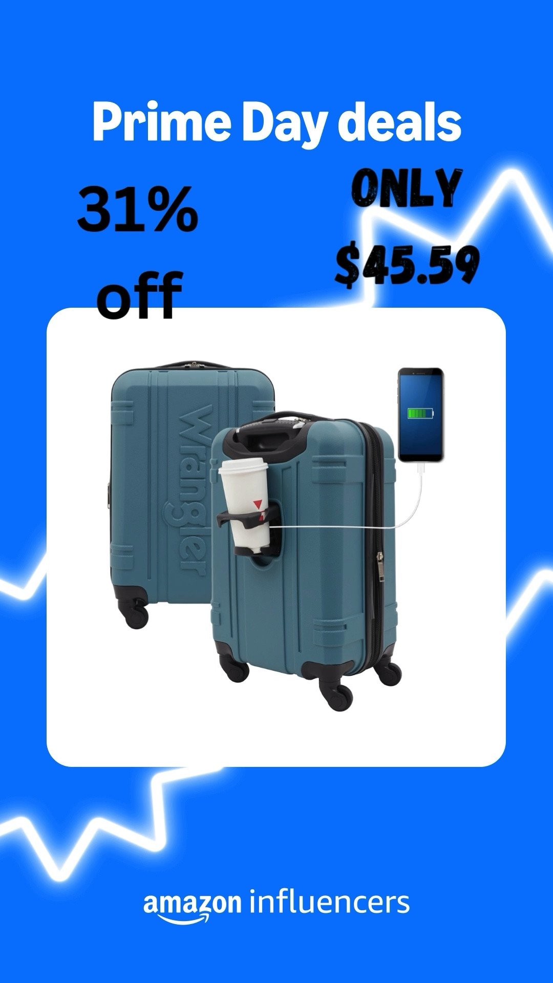Travel essentials on sale for PRIME DAY✨ Suitcase, packing cubes, hard case, carry on, miss mouths stain treater , travel cord, travel bottles, brumate, hydrojug, fabric shaver, door lock, travel toothbrushes, travel toothbrush cover, luggage scale, power bank, portable charger, charging station, makeup mirror, power strip, travel razor, jewelry organizer, backpack, gym bag, cable organizer, bottle cover, first aid kit, travel bottles, hair tools travel bag, travel organizers , everything you need for your next summer vacation or trip! 

#amazonfinds #amazonprimeday #sale #amazoninfluencer 

#LTKSaleAlert #LTKTravel #LTKFindsUnder50